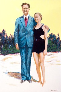 "Mom and Dad - 1928" Acrylic on Canvas 36x24